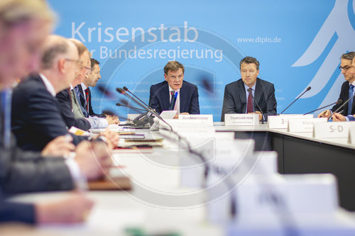 Aussenminister Wadephul bei Krisenstab