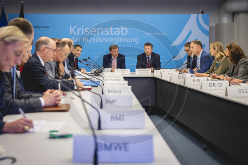 Aussenminister Wadephul bei Krisenstab