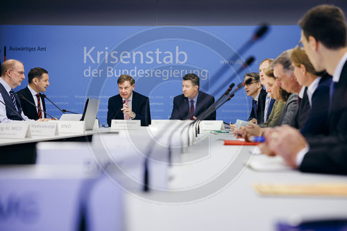 Johann Wadephul im Kriesenstab