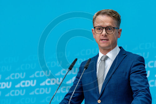 Pressekonferenz CDU