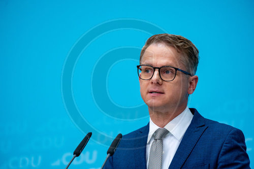 Pressekonferenz CDU