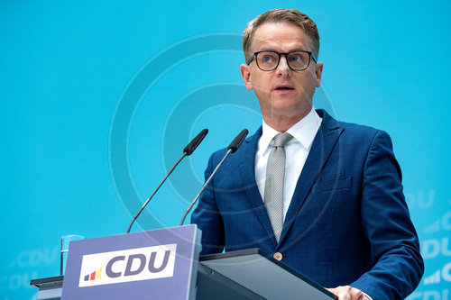 Pressekonferenz CDU