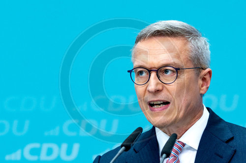 Pressekonferenz CDU