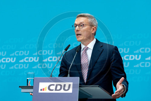 Pressekonferenz CDU