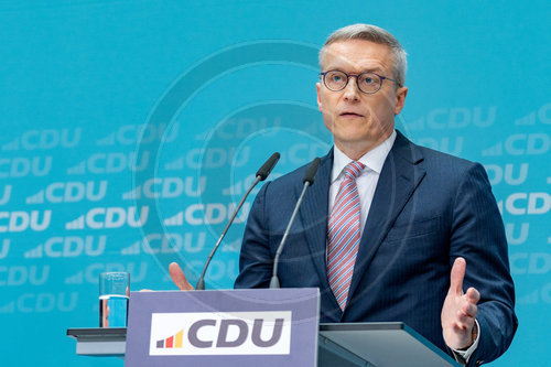 Pressekonferenz CDU