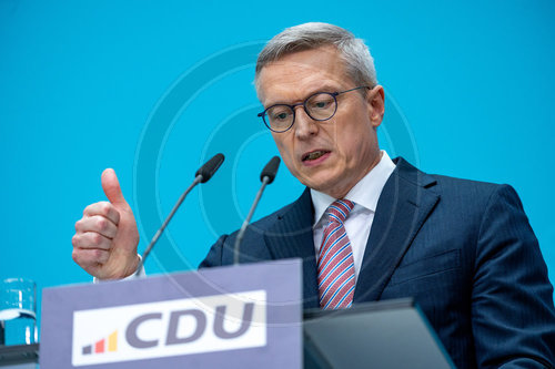 Pressekonferenz CDU