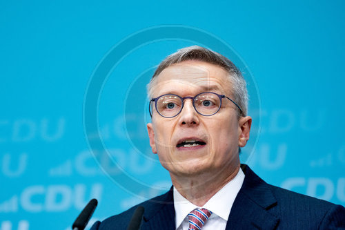 Pressekonferenz CDU