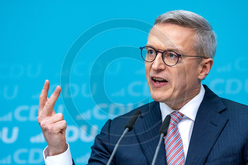 Pressekonferenz CDU