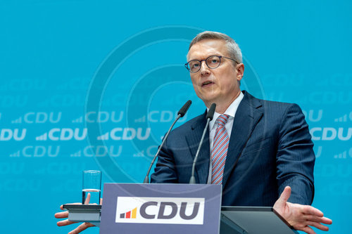 Pressekonferenz CDU