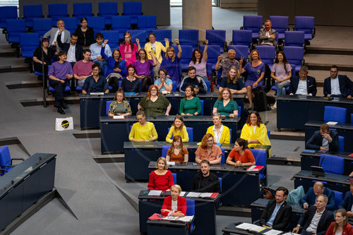 Regenbogen im Bundestag