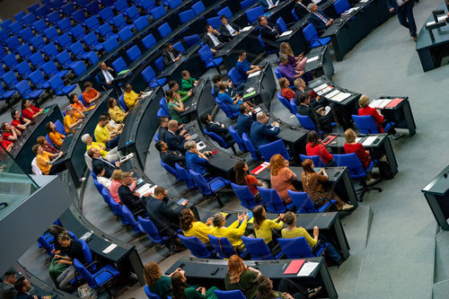 Regenbogen im Bundestag