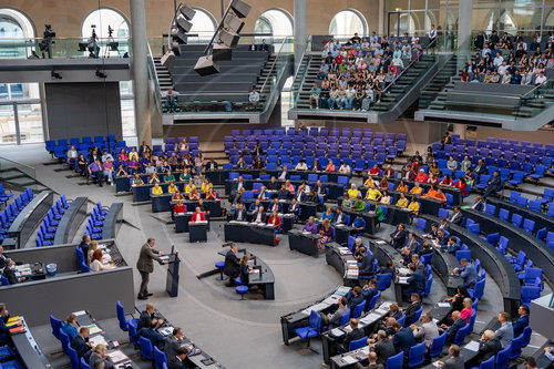 Regenbogen im Bundestag