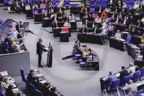 Generaldebatte zum Haushalt 2025 im Deutschen Bundestag