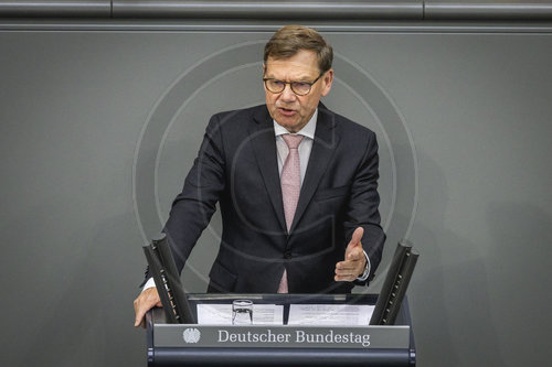 Aussenminister Wadephul im Bundestag