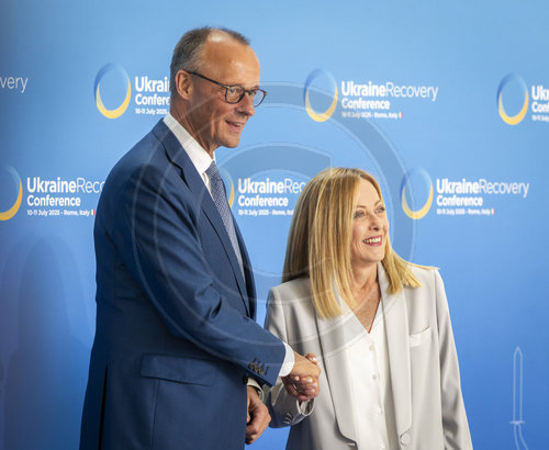 Friedrich Merz und Giorgia Melonie