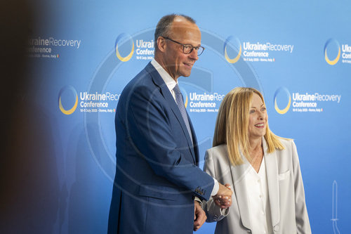 Friedrich Merz und Giorgia Melonie