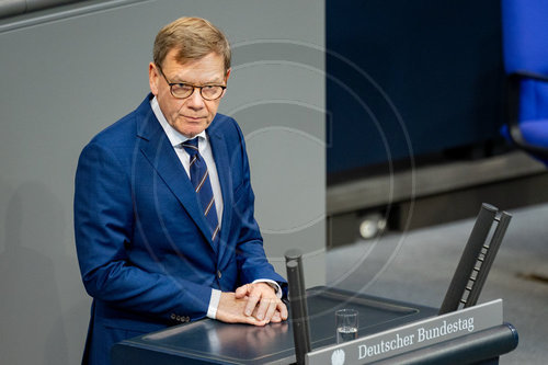 Bundesaussenminister Wadephul redet im Bundestag