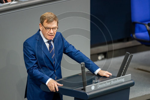Bundesaussenminister Wadephul redet im Bundestag