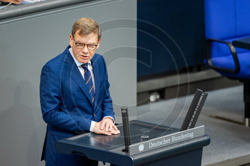 Bundesaussenminister Wadephul redet im Bundestag