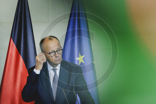 Pressekonferenz von Friedrich Merz und Wolodymyr Selenskyj