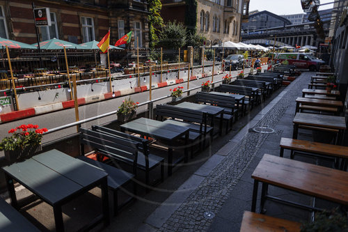 Aussengastronomie in Berlin Mitte