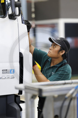 Produktionsanlage der Daimler Truck.