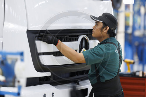 Produktionsanlage der Daimler Truck.