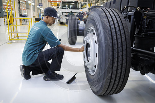 Produktionsanlage der Daimler Truck.