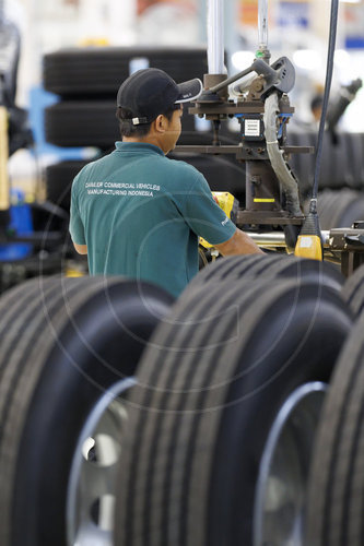 Produktionsanlage der Daimler Truck.
