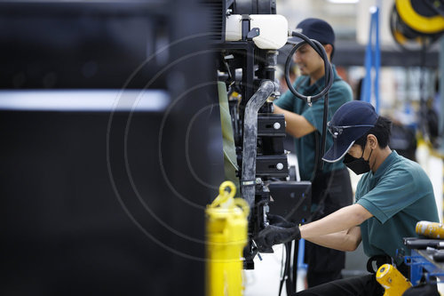 Produktionsanlage der Daimler Truck.
