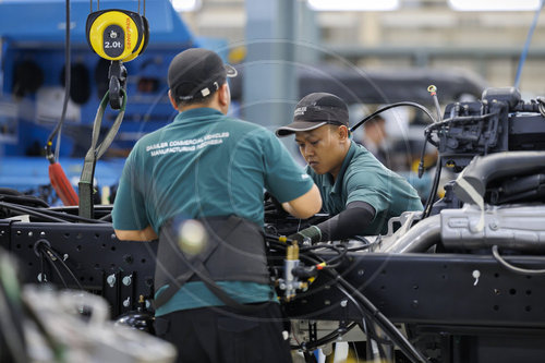 Produktionsanlage der Daimler Truck.