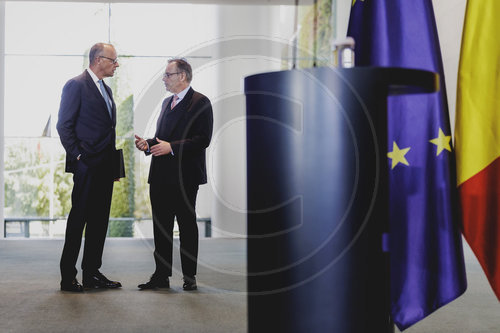 Bundeskanzler Merz trifft belgischen Ministerpraesident De Wever