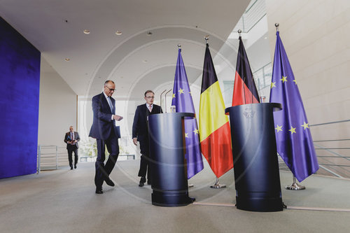 Bundeskanzler Merz trifft belgischen Ministerpraesident De Wever