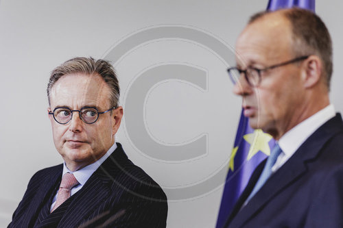 Bundeskanzler Merz trifft belgischen Ministerpraesident De Wever
