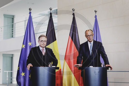 Bundeskanzler Merz trifft belgischen Ministerpraesident De Wever