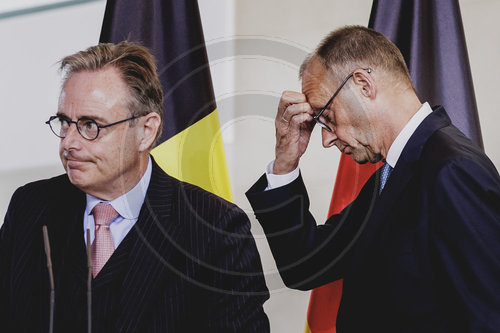Bundeskanzler Merz trifft belgischen Ministerpraesident De Wever