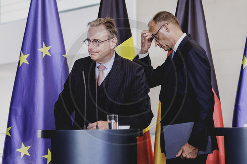 Bundeskanzler Merz trifft belgischen Ministerpraesident De Wever