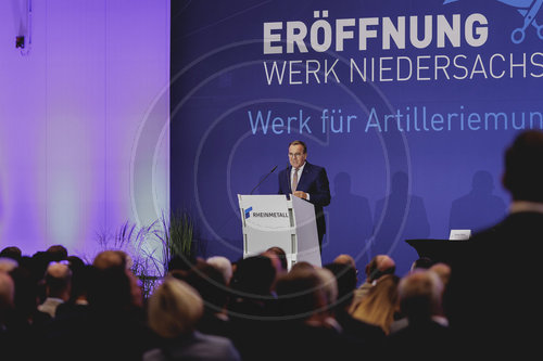 Werkseroeffnung Rheinmetall in Unterluess