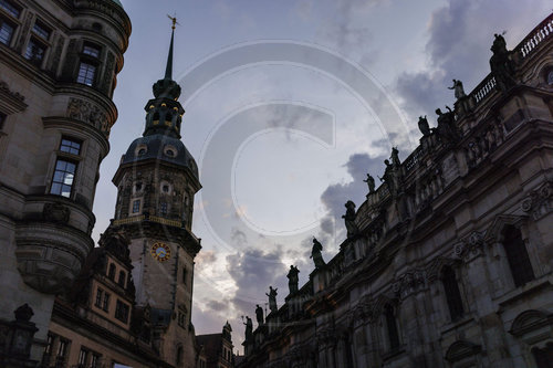 Abendlicht in Dresden