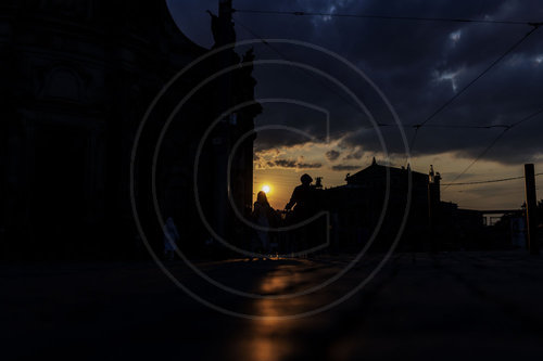 Abendlicht in Dresden