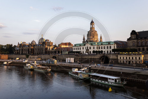 Abendlicht in Dresden