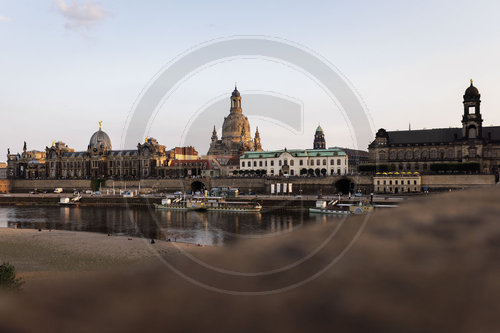 Abendlicht in Dresden