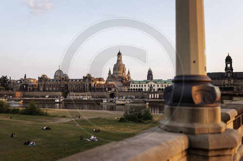 Abendlicht in Dresden