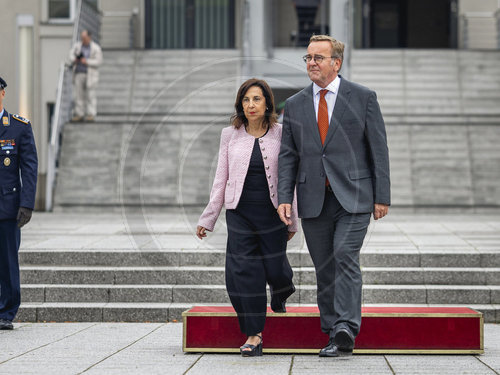 Verteidigungsminister Pistorius empaengt spanischeAmtskollegin Robles