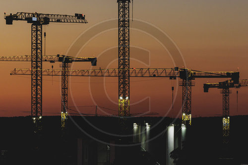 Baustelle Halbleiterfabrik