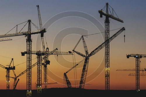 Baustelle Halbleiterfabrik