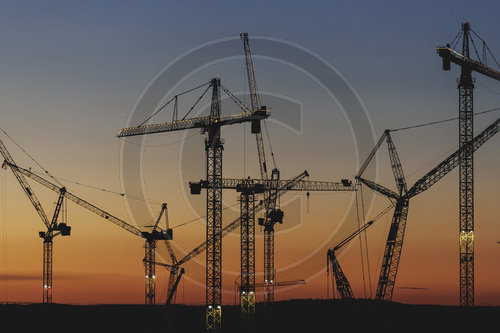 Baustelle Halbleiterfabrik