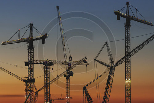 Baustelle Halbleiterfabrik