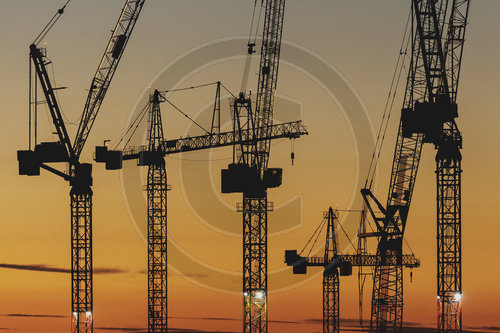 Baustelle Halbleiterfabrik