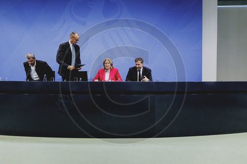 Pressekonferenz nach Koalitionsausschuss